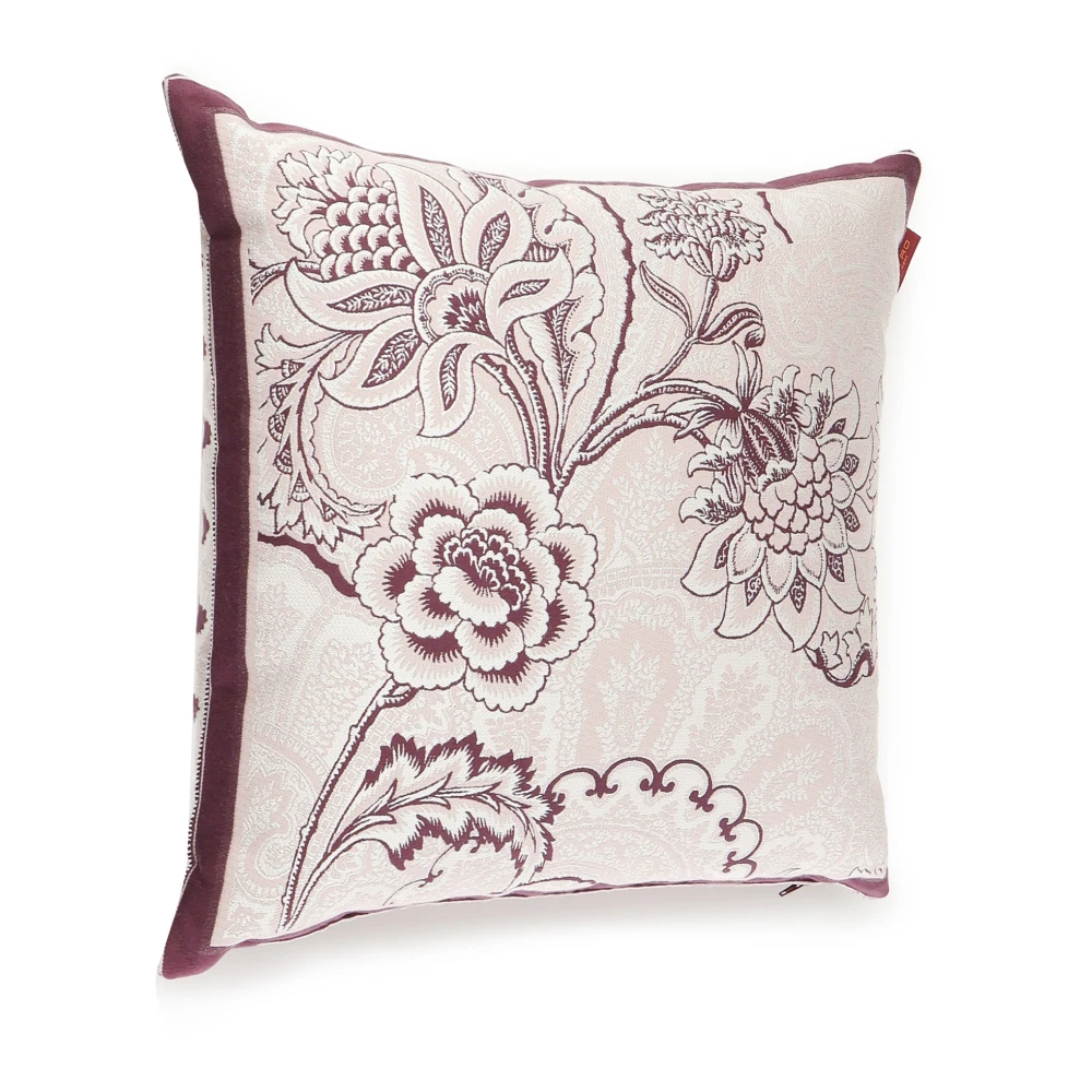 ETRO Witte Jacquard Kussen Accessoires White Unisex