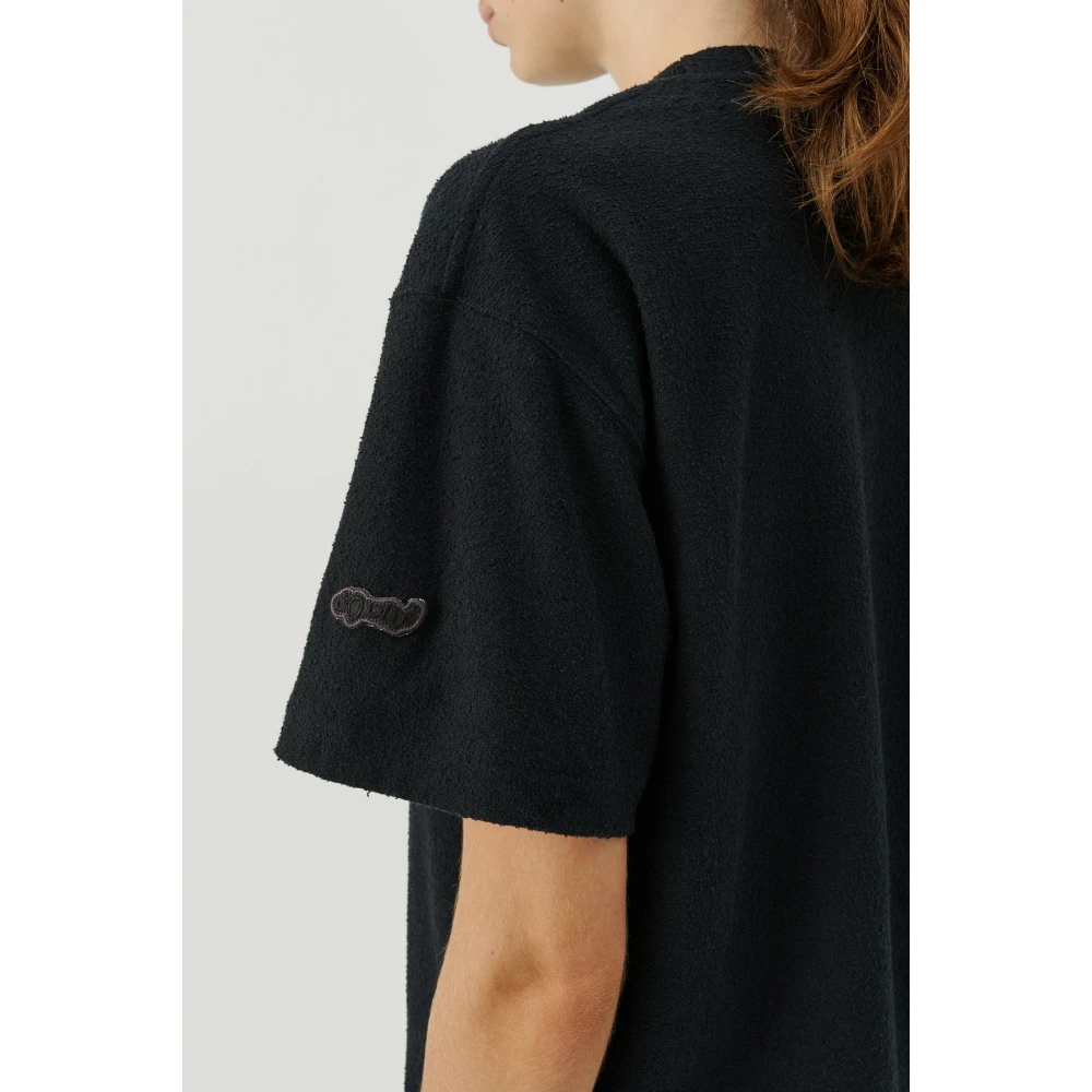 Soulland Boucle Jersey Relaxte T-shirt Black Unisex