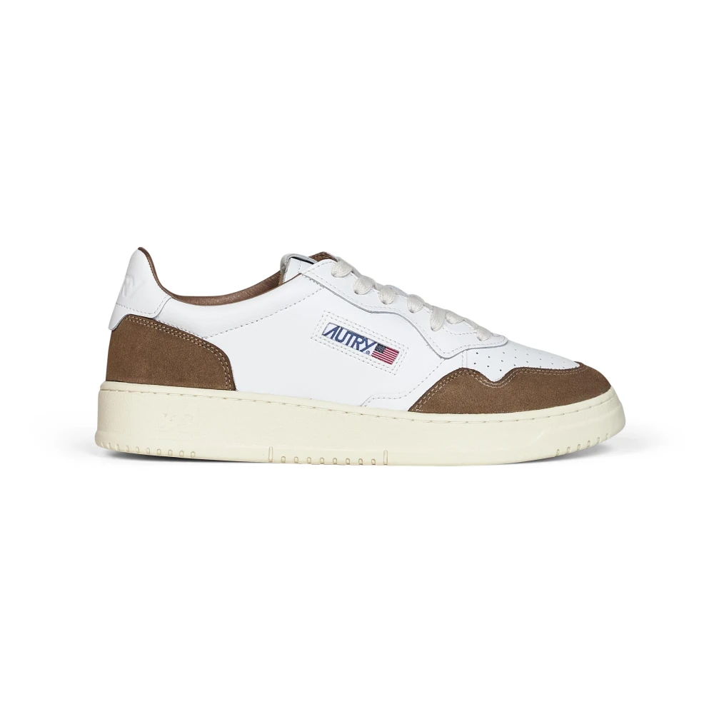 Autry White Medalist Low - Male - Sneakers - 6 Uk - Shoes