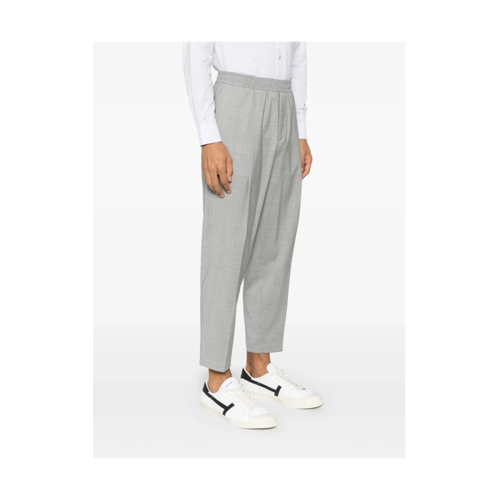 Briglia Ash Grey Elastische Taille Shorts Gray Heren