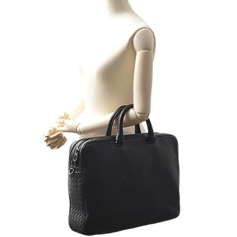 Bottega Veneta Vintage Pre-owned Leather shoulder-bags Black Heren