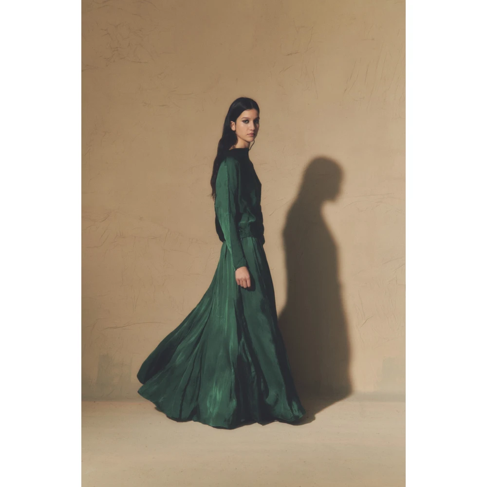 Cortana Oona top en cupro smaragdgroen Green Dames