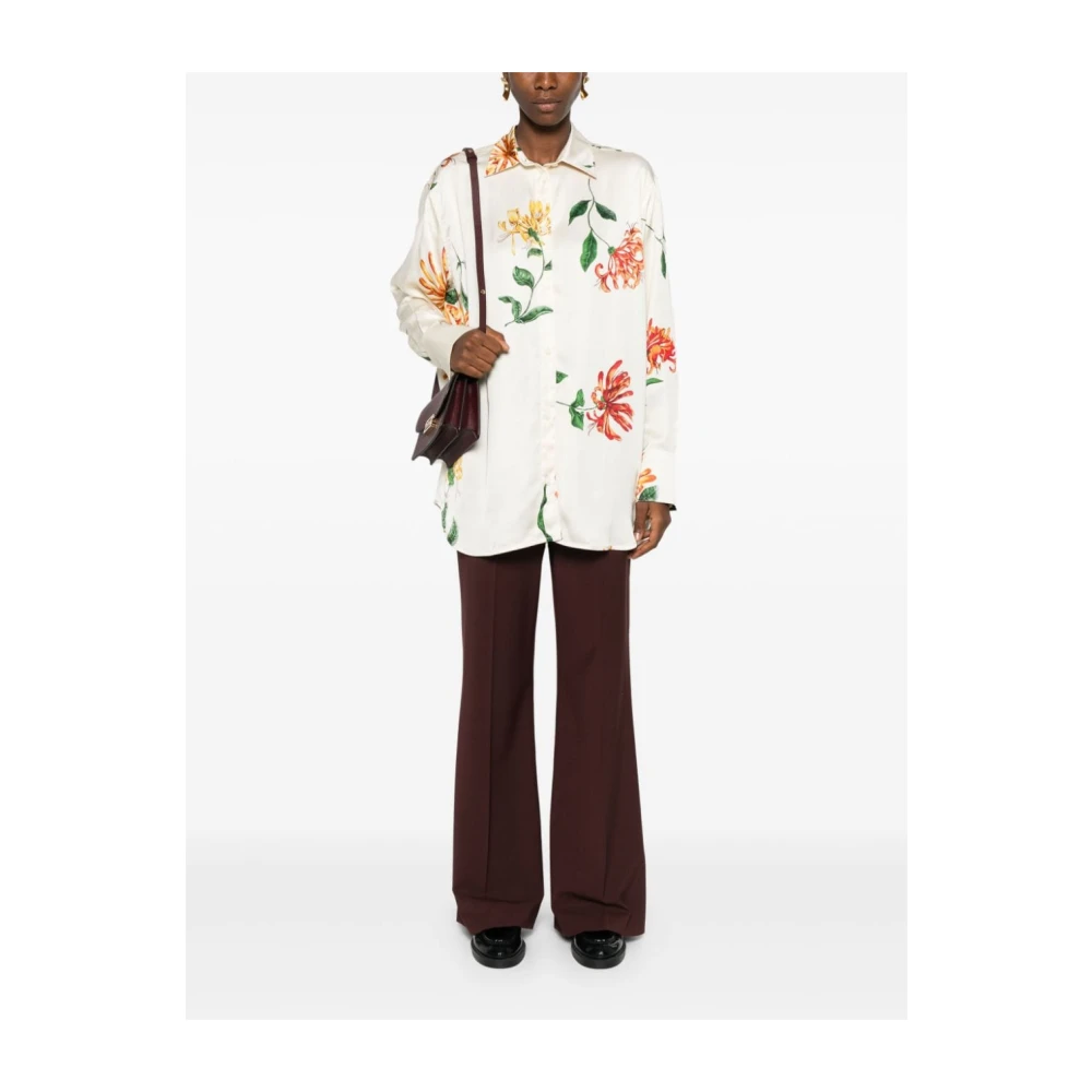 TotêMe Ontspannen Kamperfoelie Shirt Multicolor Dames
