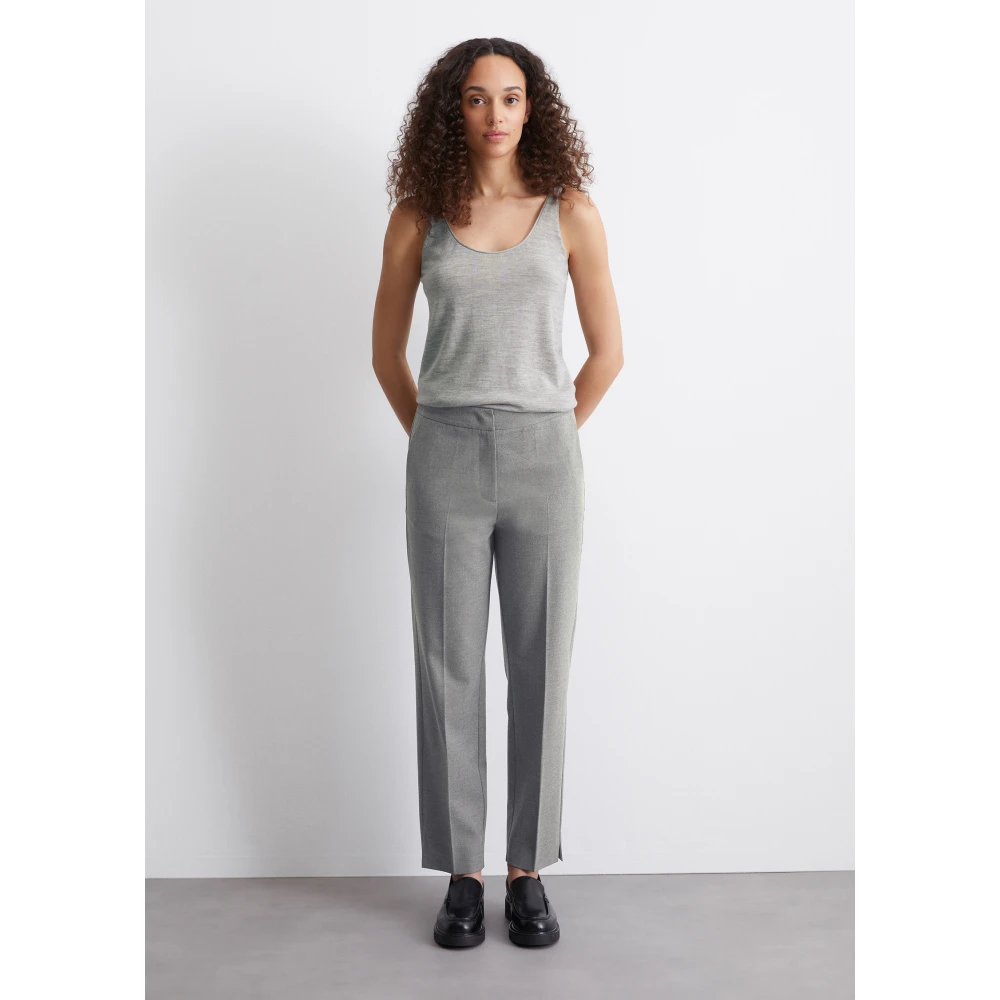 Marc O'Polo Cigaretbroek slim Gray Dames