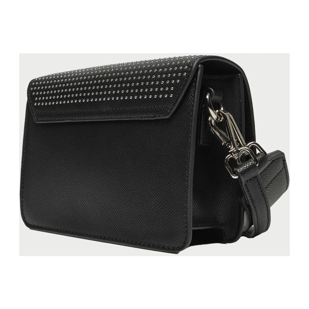 John Richmond Zwarte Schoudertas met Iconisch Logo Black Dames