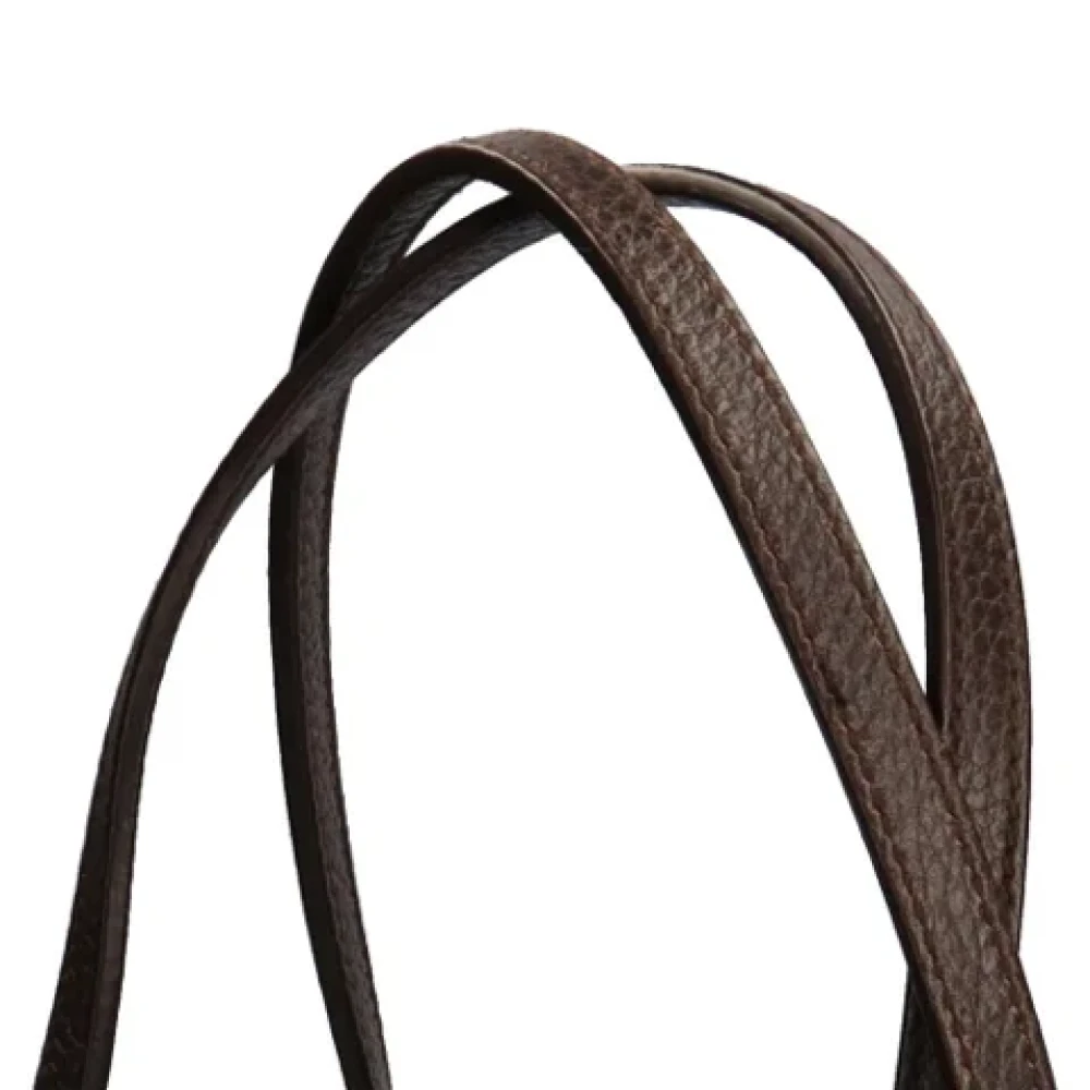 Gucci Vintage Pre-owned Leather totes Brown Dames