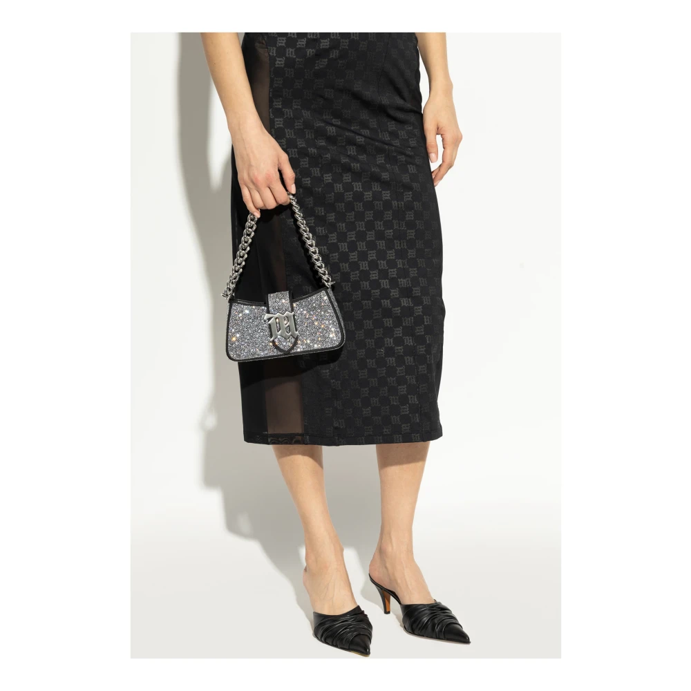 Misbhv Handtas Crystal Mini Gray Dames