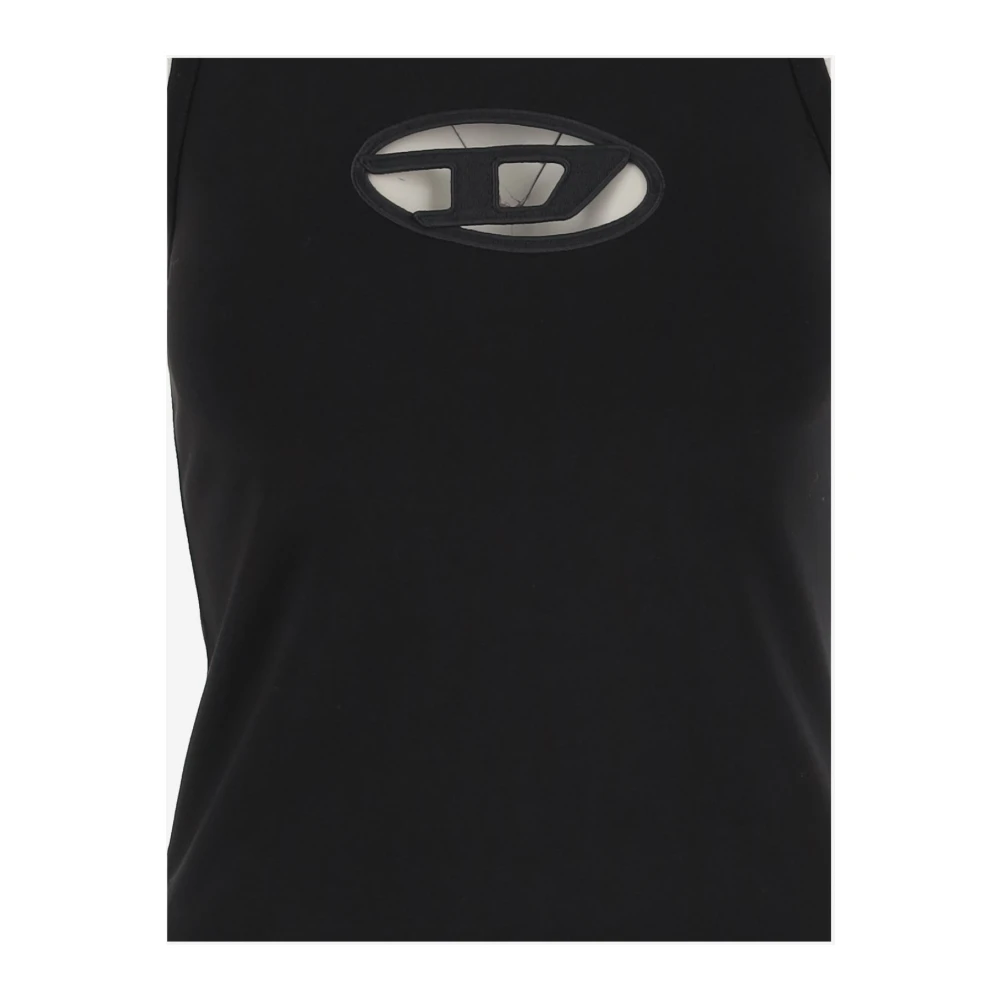 Diesel Zwarte Top voor Mannen Black Dames