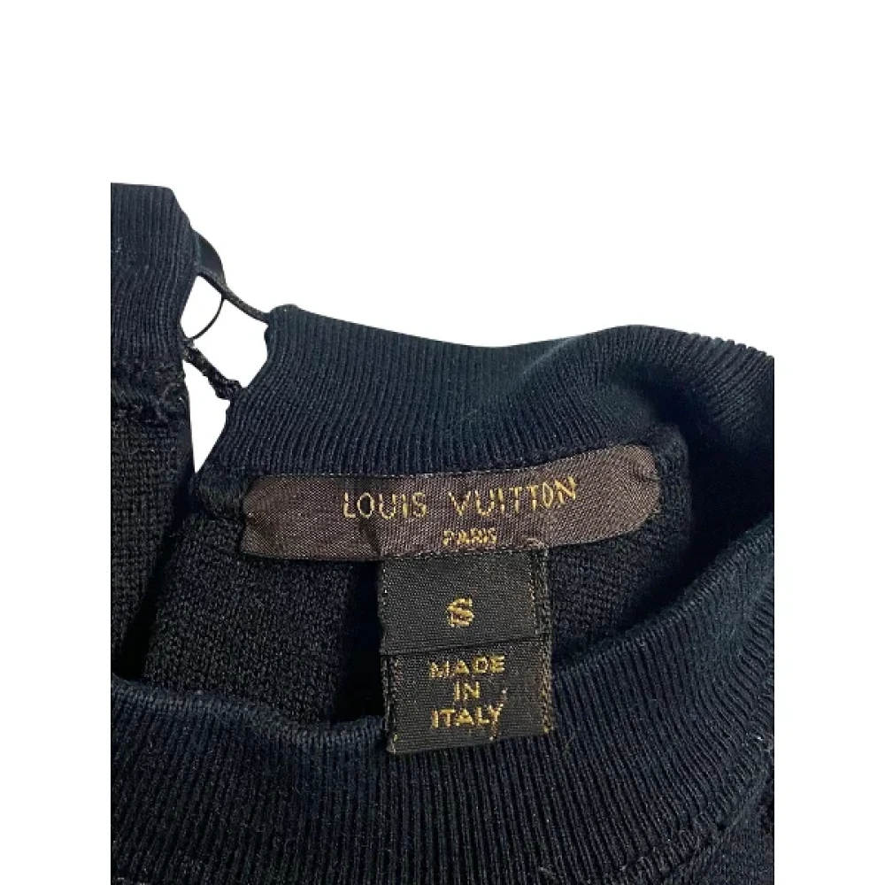 Louis Vuitton Vintage Pre-owned Cotton tops Black Dames