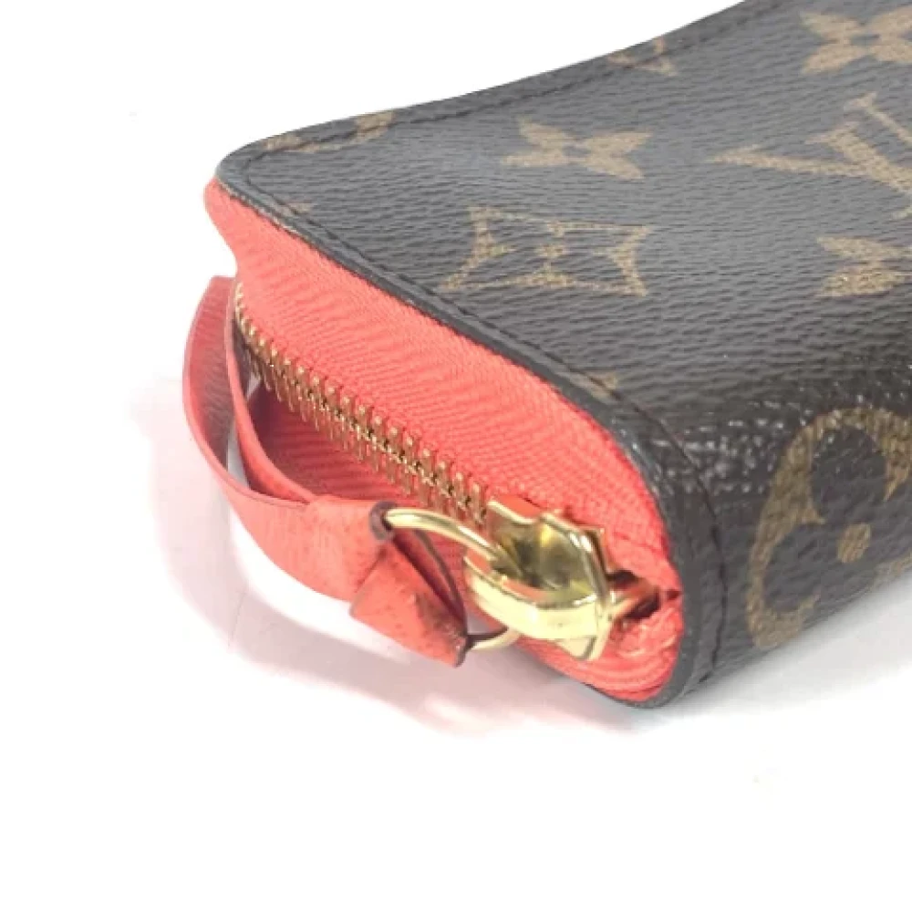 Louis Vuitton Vintage Pre-owned Cotton wallets Brown Dames