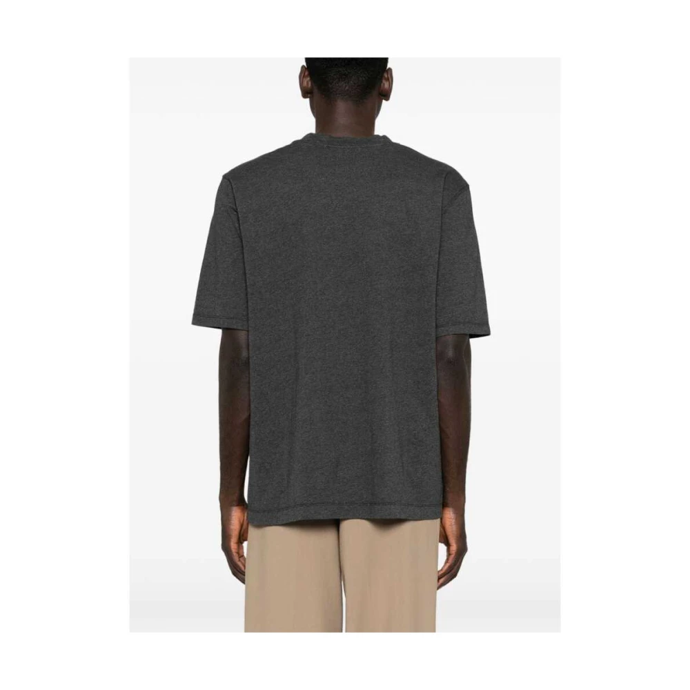 Our Legacy Antraciet Grijs Jersey Crew Neck T-shirt Gray Heren