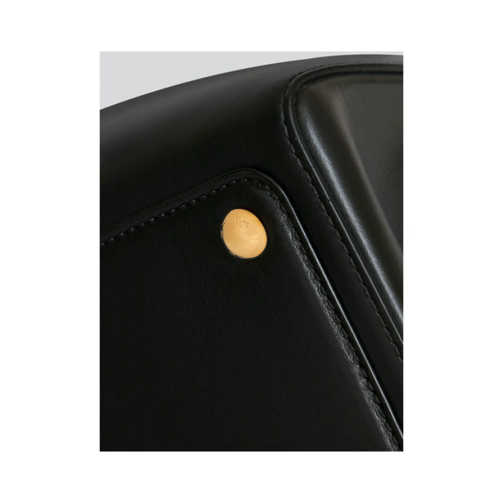 ETRO Zwarte Leren Schoudertas Vela Black Dames