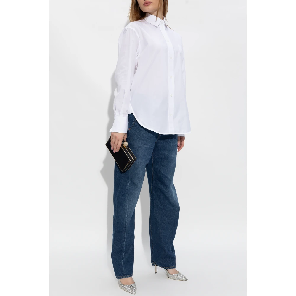 Victoria Beckham Shirt van biologisch katoen White Dames