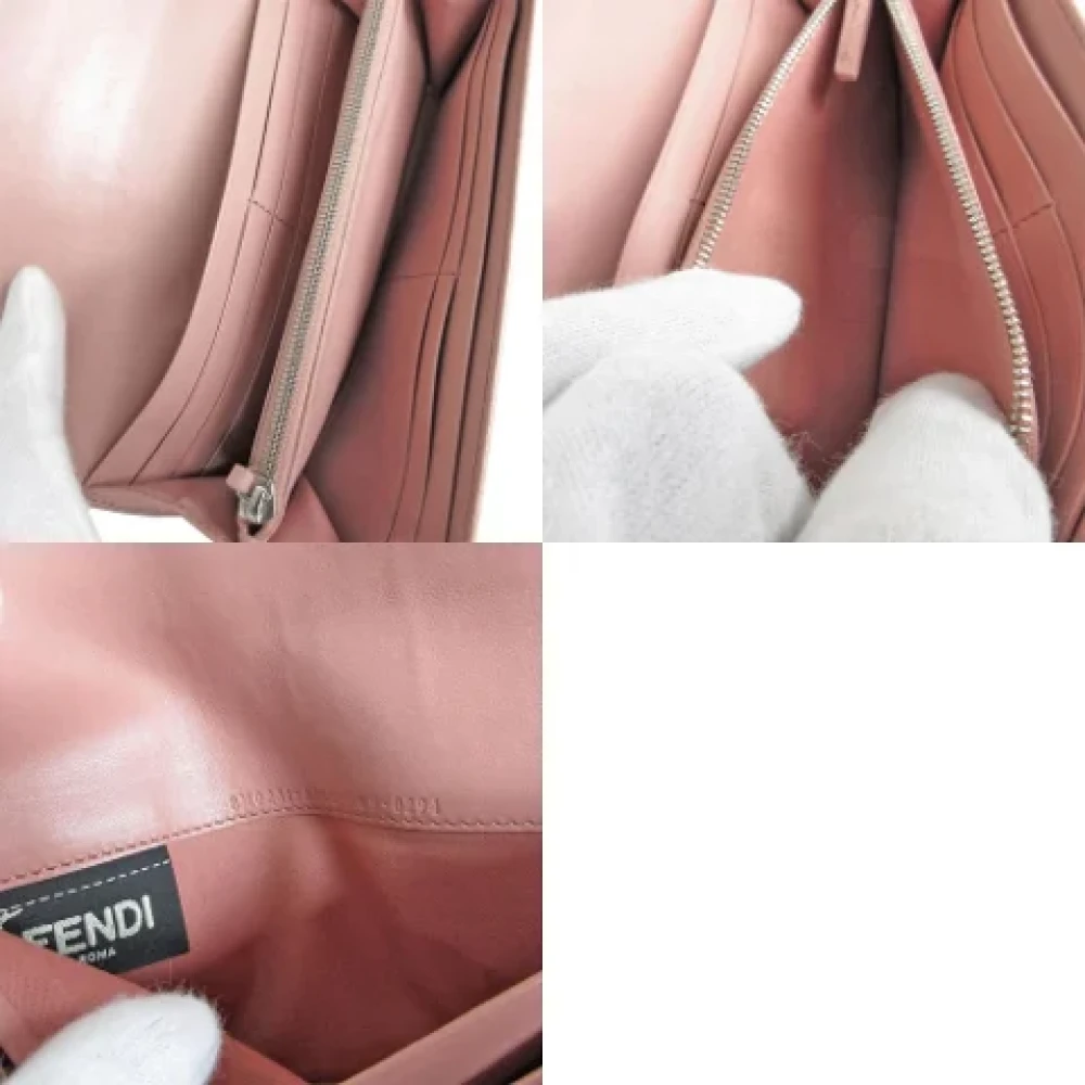 Fendi Vintage Pre-owned Leather wallets Pink Dames