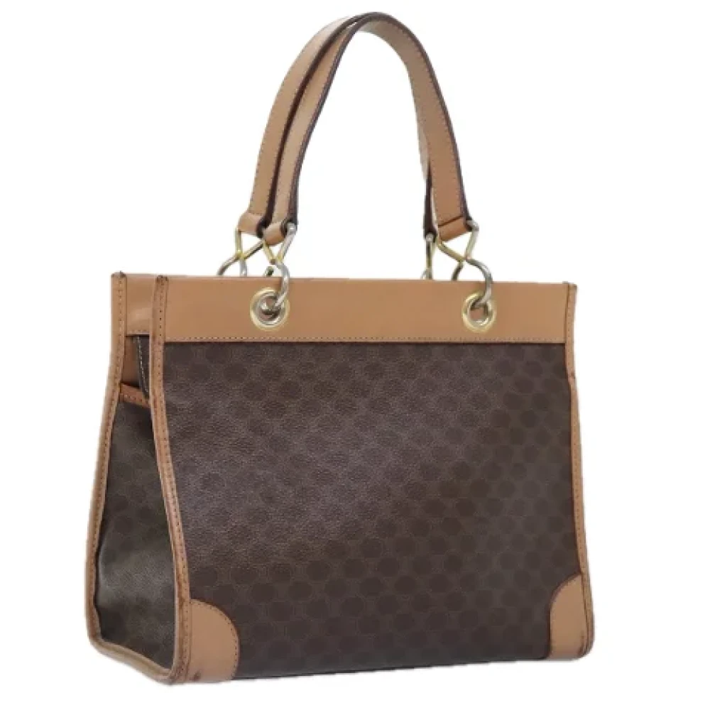 Celine Vintage Pre-owned Leather handbags Brown Dames