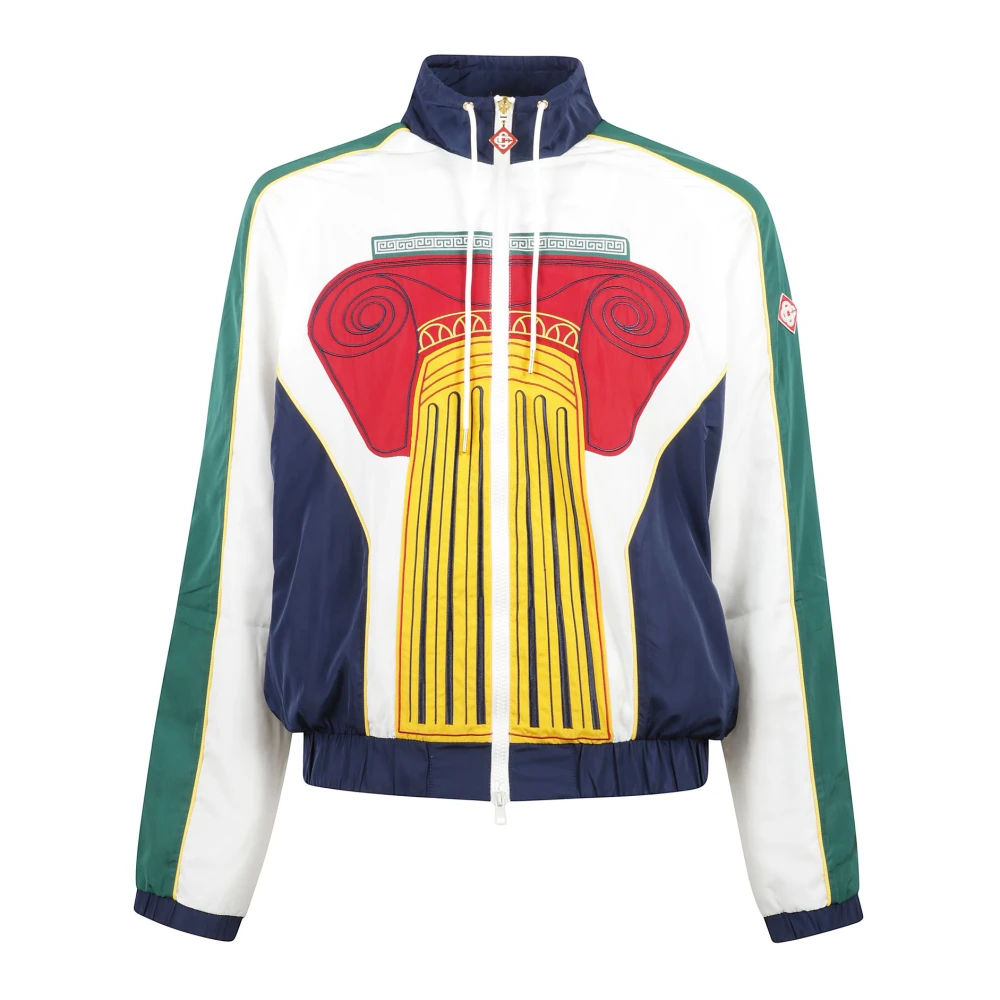 Casablanca Geborduurde Windbreaker Jas Multicolor Heren