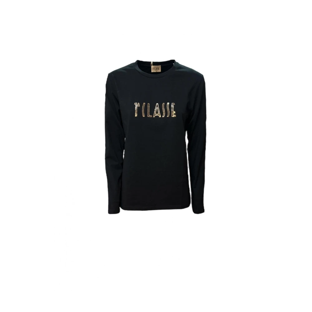 Alviero Martini 1a Classe Katoenen T-shirt Black Dames