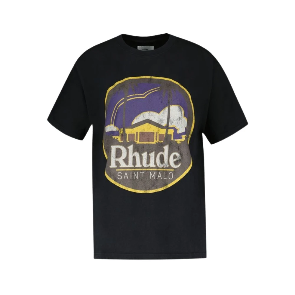 Rhude Saint Malo Tee Black Heren