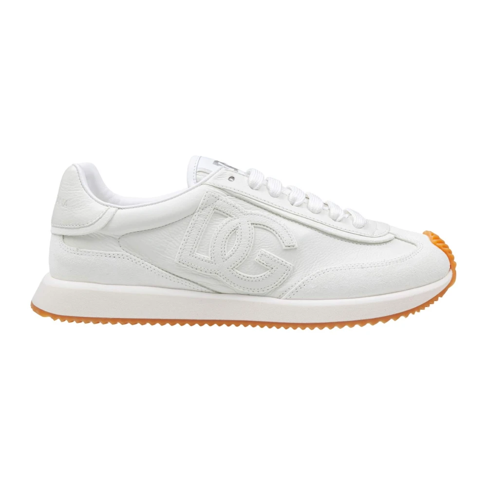 Dolce & Gabbana Men's White Sneakers, 6 Uk, Cushion Trainers