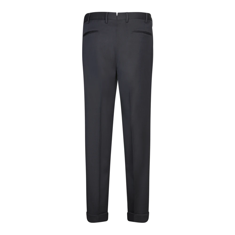 Dell'oglio Zwarte Broek voor Mannen Aw24 Black Heren
