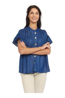 bla-denim-bluse-med-rynkeaermer