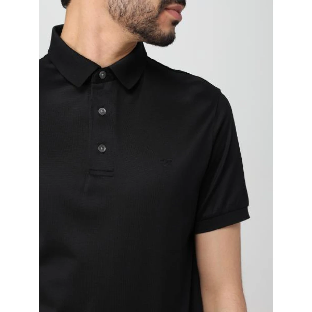 Emporio Armani Polo Shirts Black Heren