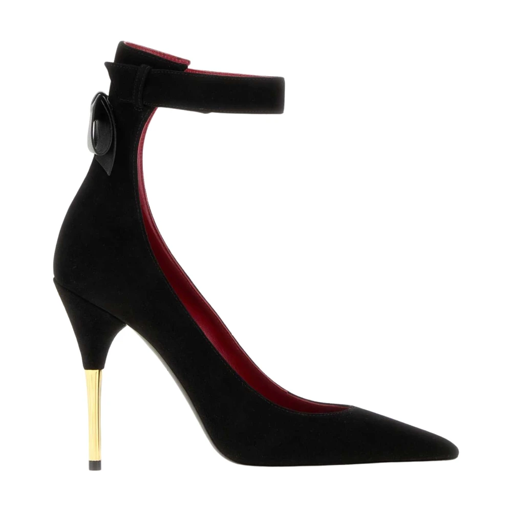 Valentino Garavani , Pumps, Female, Black, 3 Uk, Fatale 105 Suede Pump