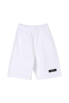 kids-white-logo-patch-shorts