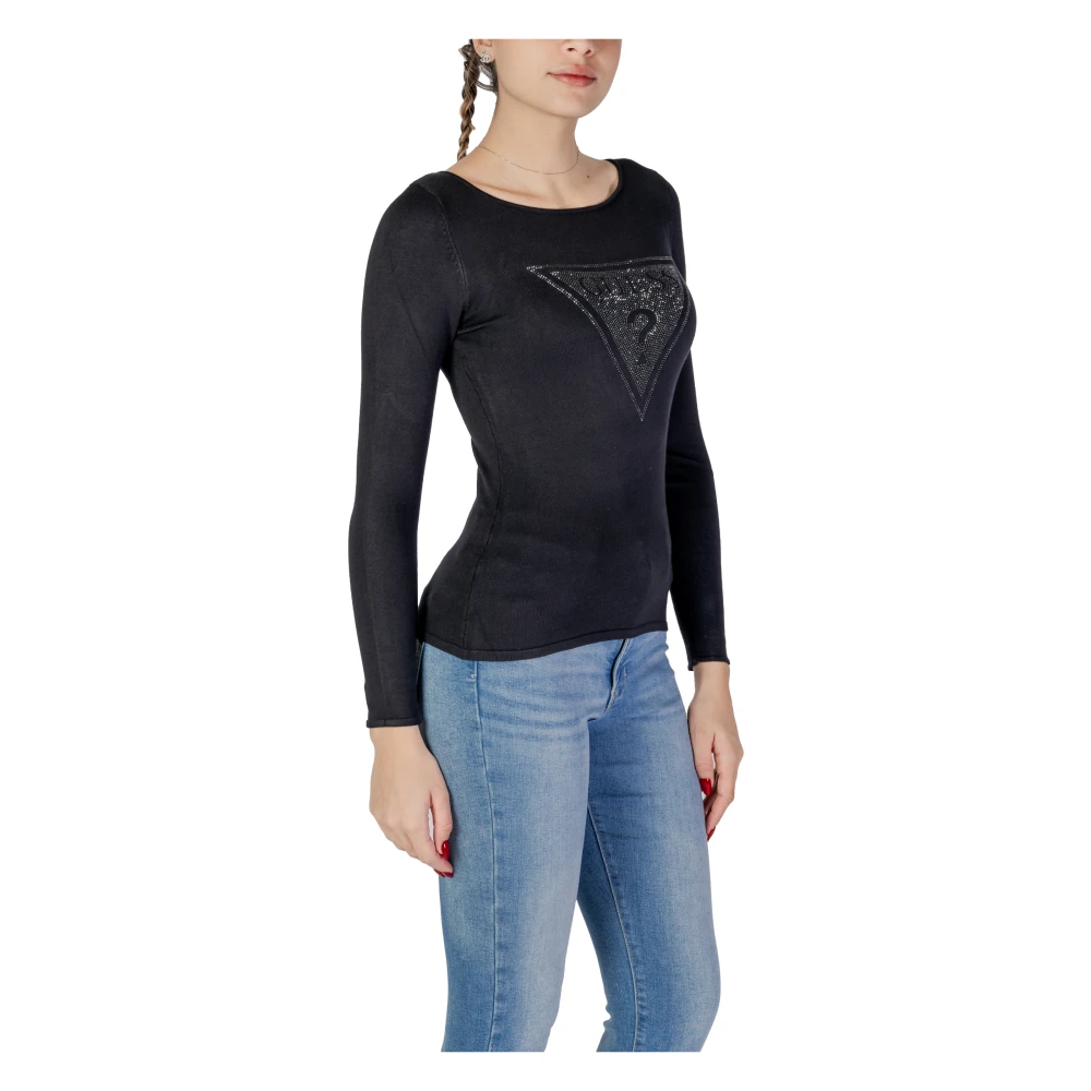 Guess Lente Zomer Dames Sweatshirts Collectie Black Dames