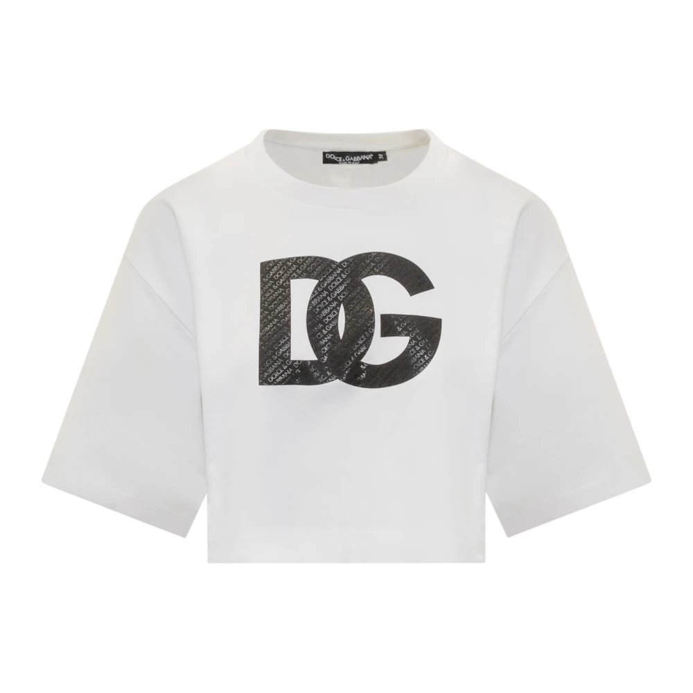 Dolce & Gabbana Stijlvolle T-shirts White Dames