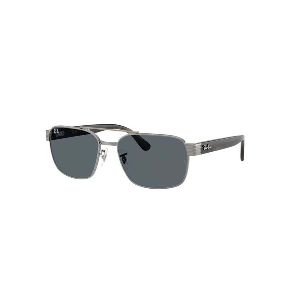 Ray-Ban Gray Rectangle Sunglasses - Unisex - Sunglasses - 58 Mm - Accessories