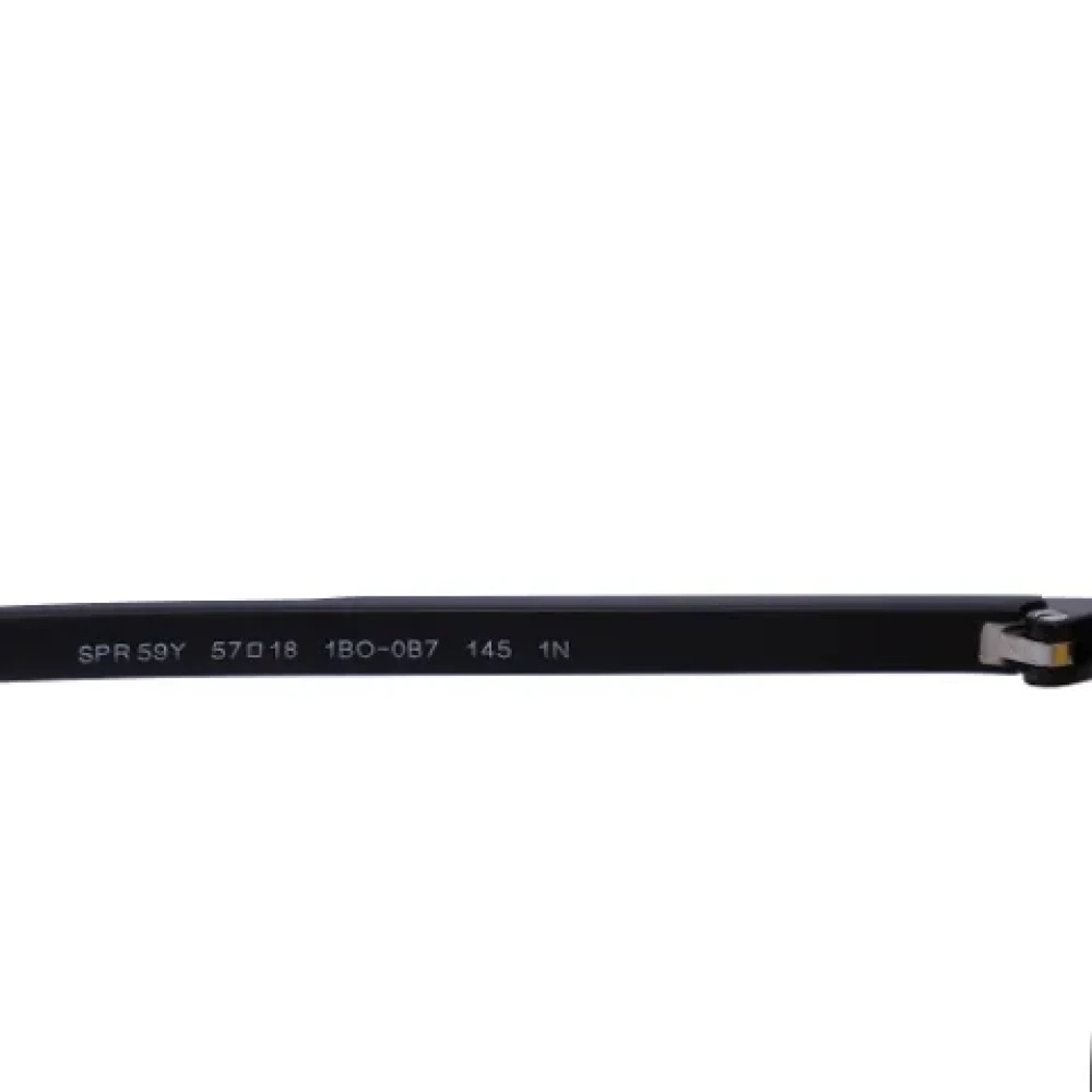 Prada Vintage Pre-owned Metal sunglasses Black Heren