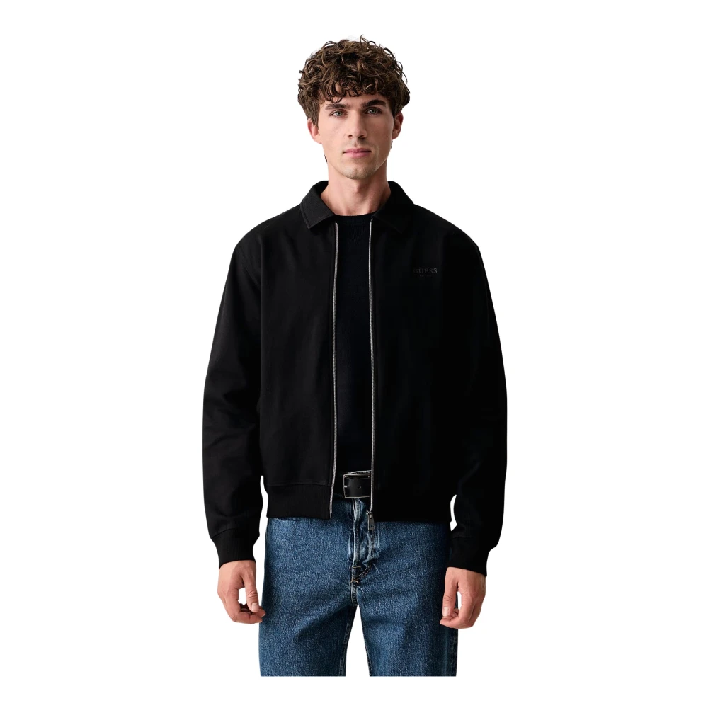 Guess Herren Schwarz Übergangsjacke M6bq24 K6164 Regular Fit - Bild 2