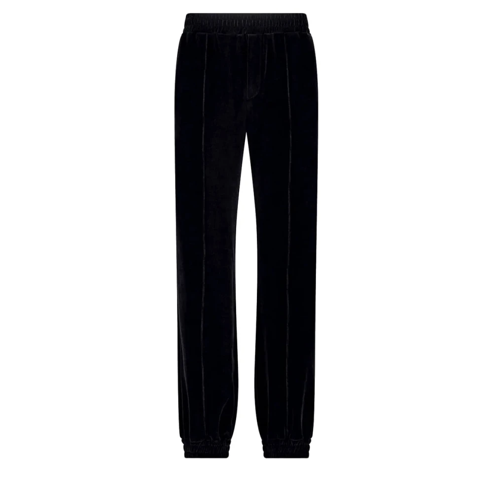Valentino Garavani Men's Black Casual Slim Fit Trousers Medium