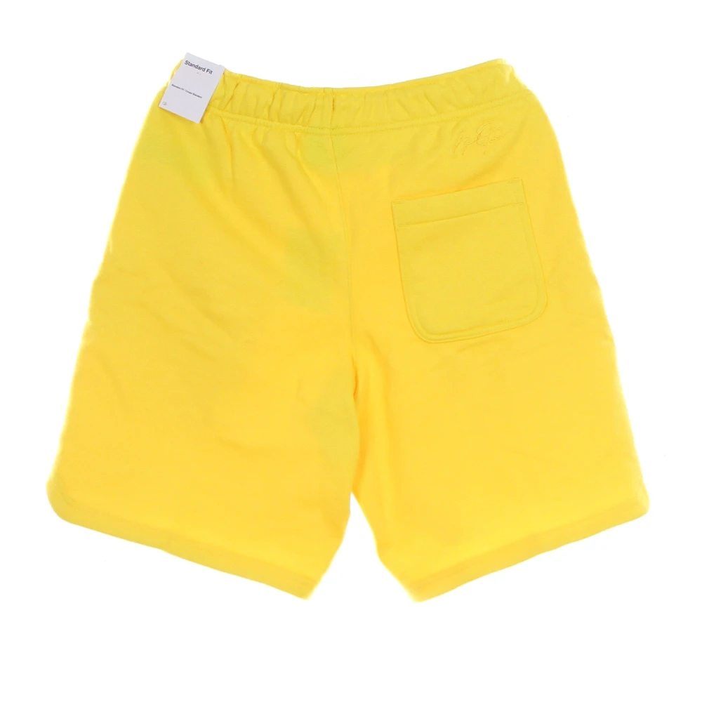 Jordan Essentials Fleece Short Geel Wit Trainingspak Yellow Heren