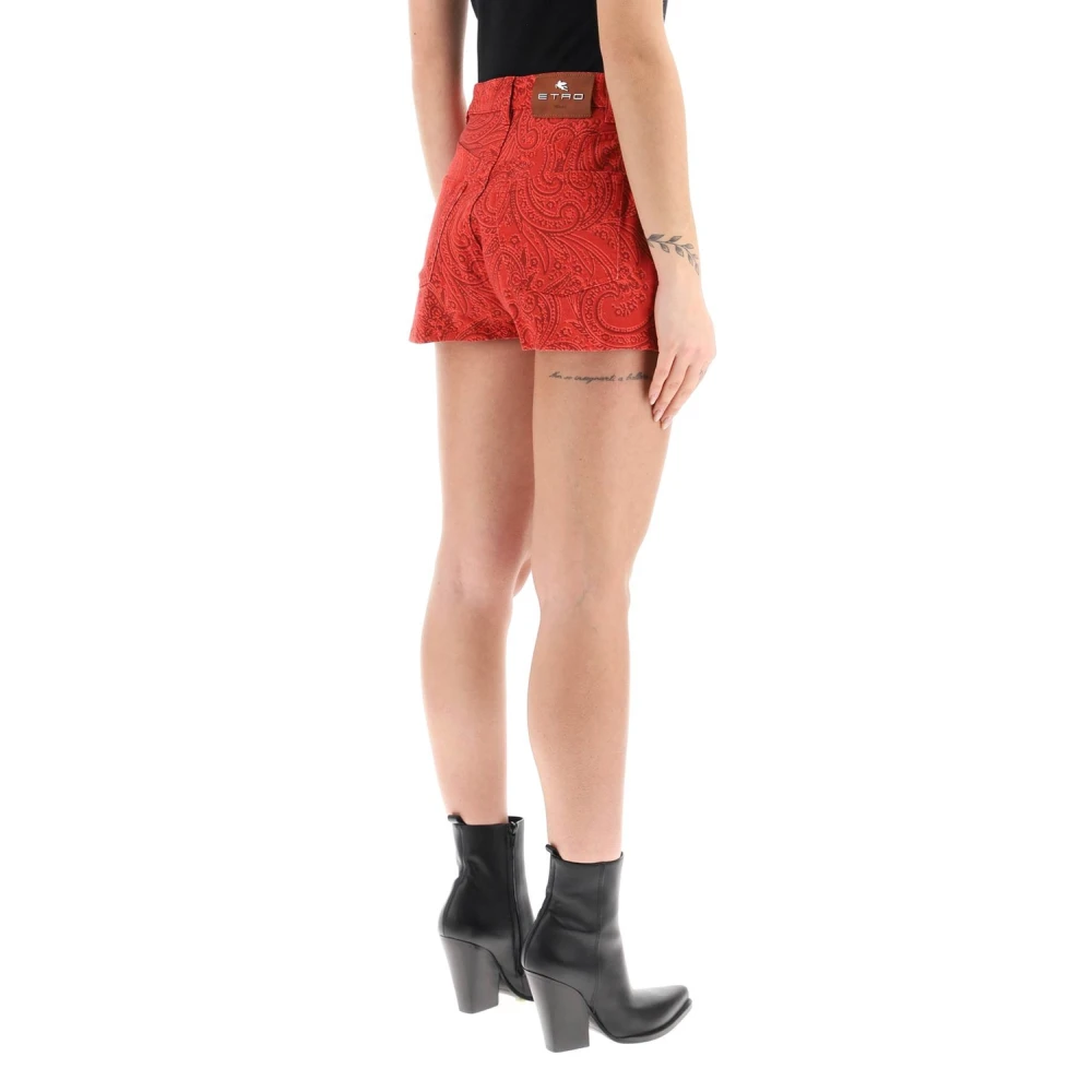 ETRO Shorts Red Dames