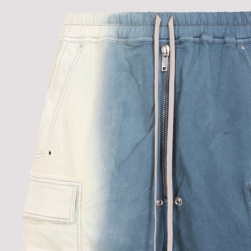 Rick Owens Gradient Cargo Pocket Katoenen Shorts Multicolor Heren