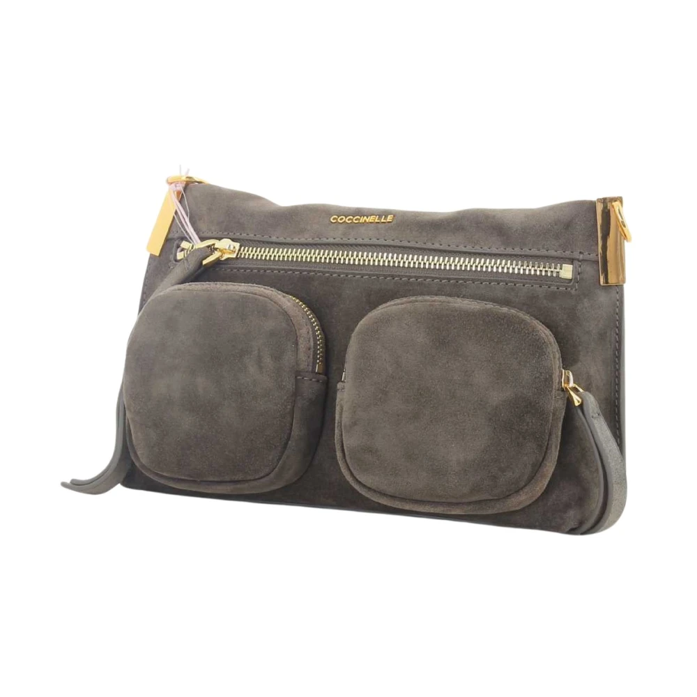 Coccinelle Stijlvolle Clutch Tas Beige Dames