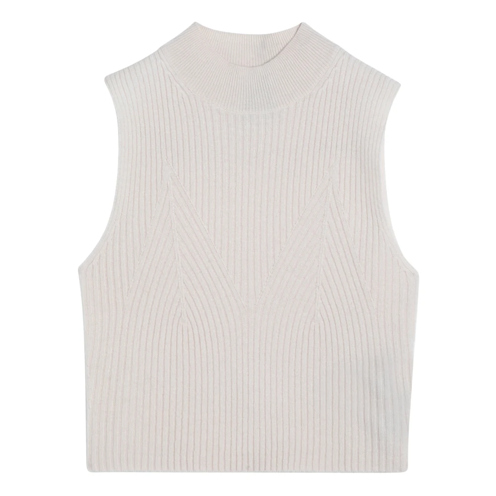 Calvin Klein Stijlvolle Mouwloze Top White Dames