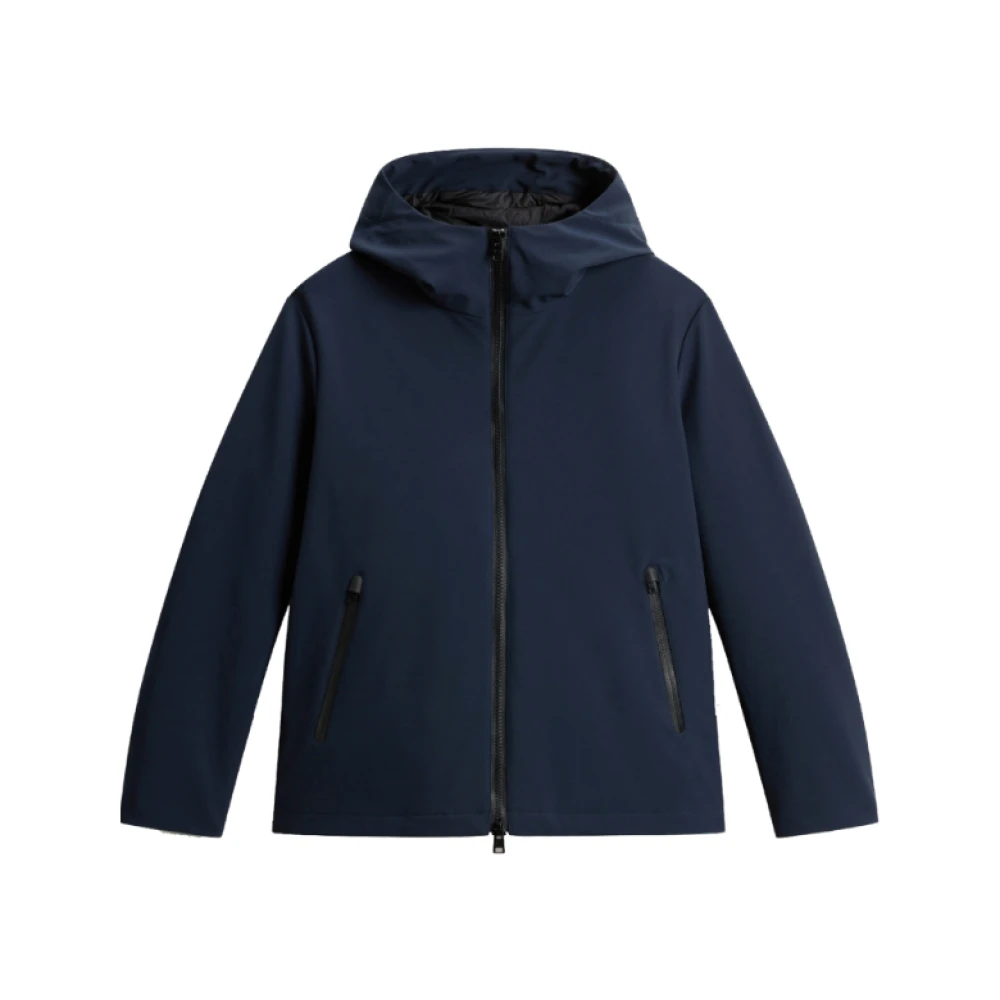 Woolrich Blauwe Pacific Softshell Jas Blue Heren