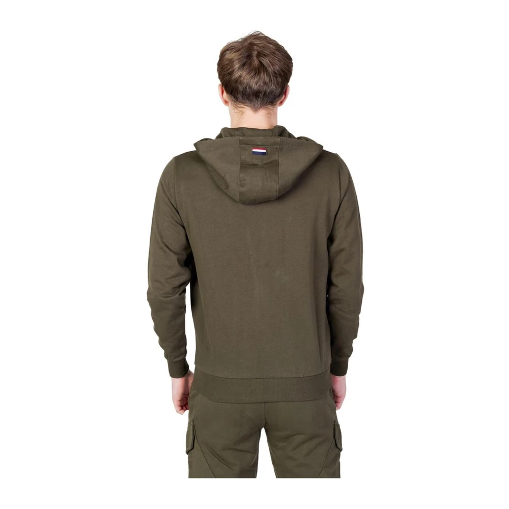 U.s. Polo Assn. Groene Hoodie van Katoen Green Heren