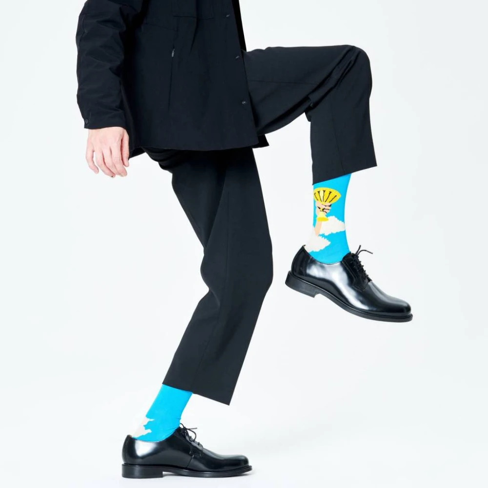 Happy Socks Silly Walks Shapewear Blue Heren