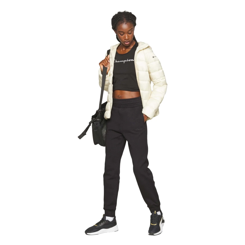 Champion Elastische manchetbroek Lange broek Black Dames