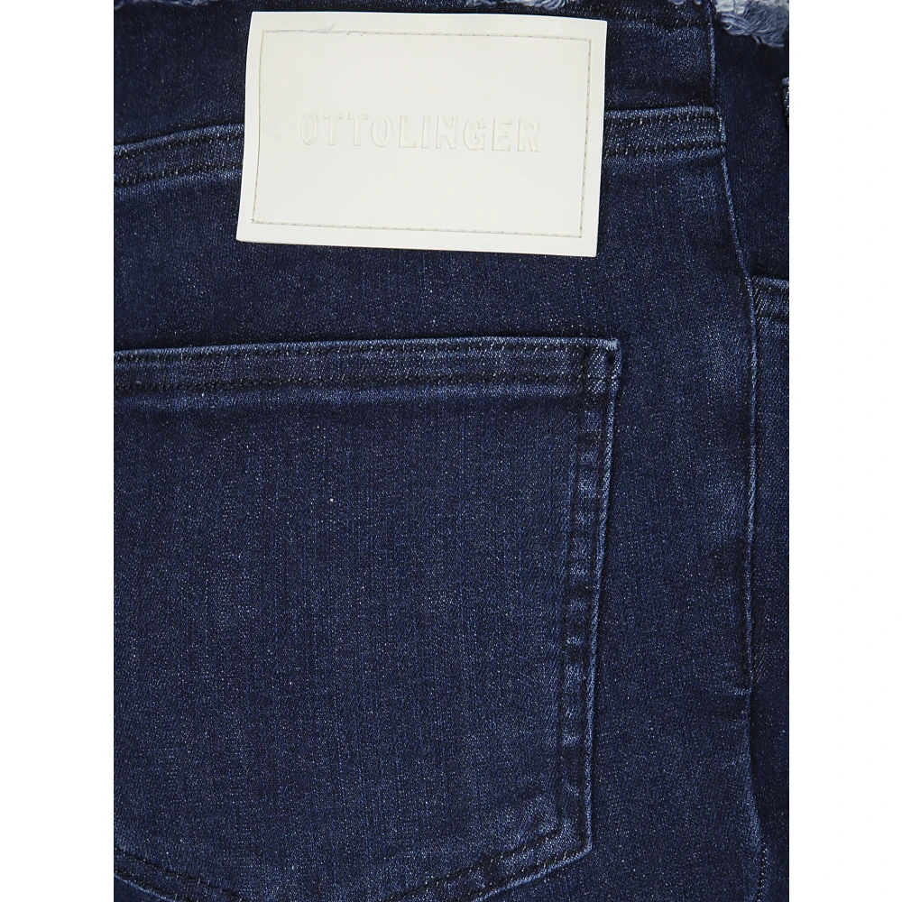 Ottolinger Raw Blue Denim Broek Aw24 Blue Dames