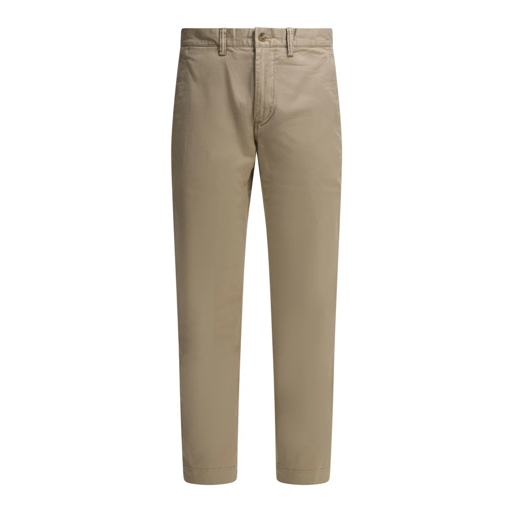 Polo Ralph Lauren Herr Beige Byxor W34 L32, Bomull, Straight Fit Chino