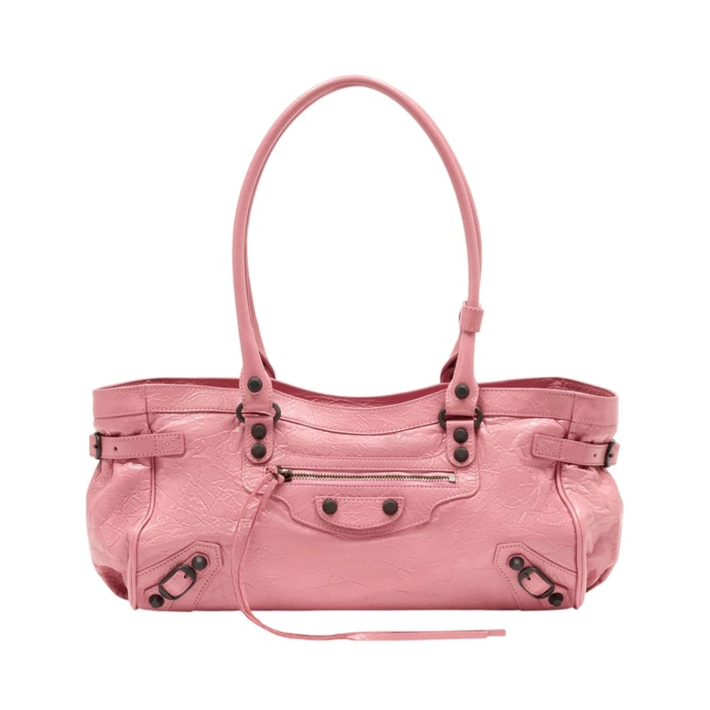 Balenciaga Women's Pink Shoulder Bags, One Size, Le City East West Bag