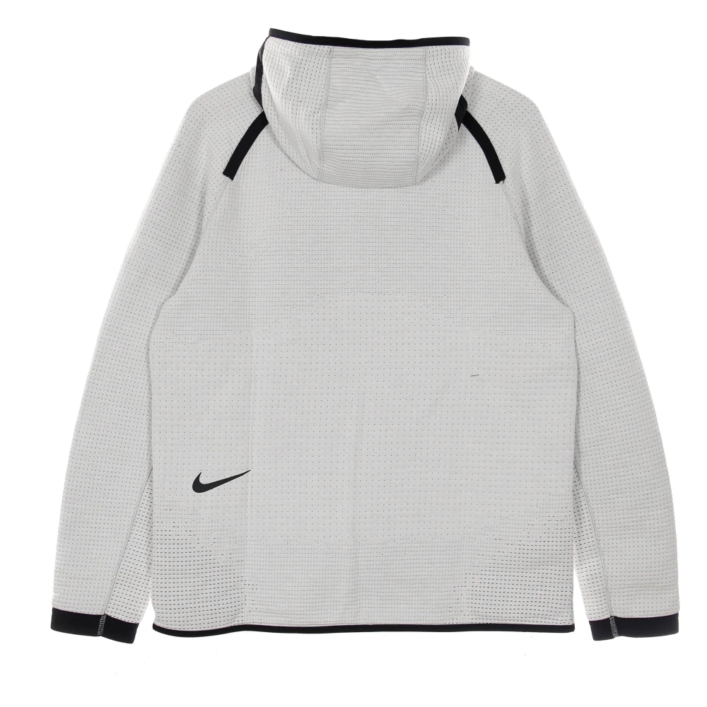 Nike Lichtgewicht capuchontrui met rits White Heren