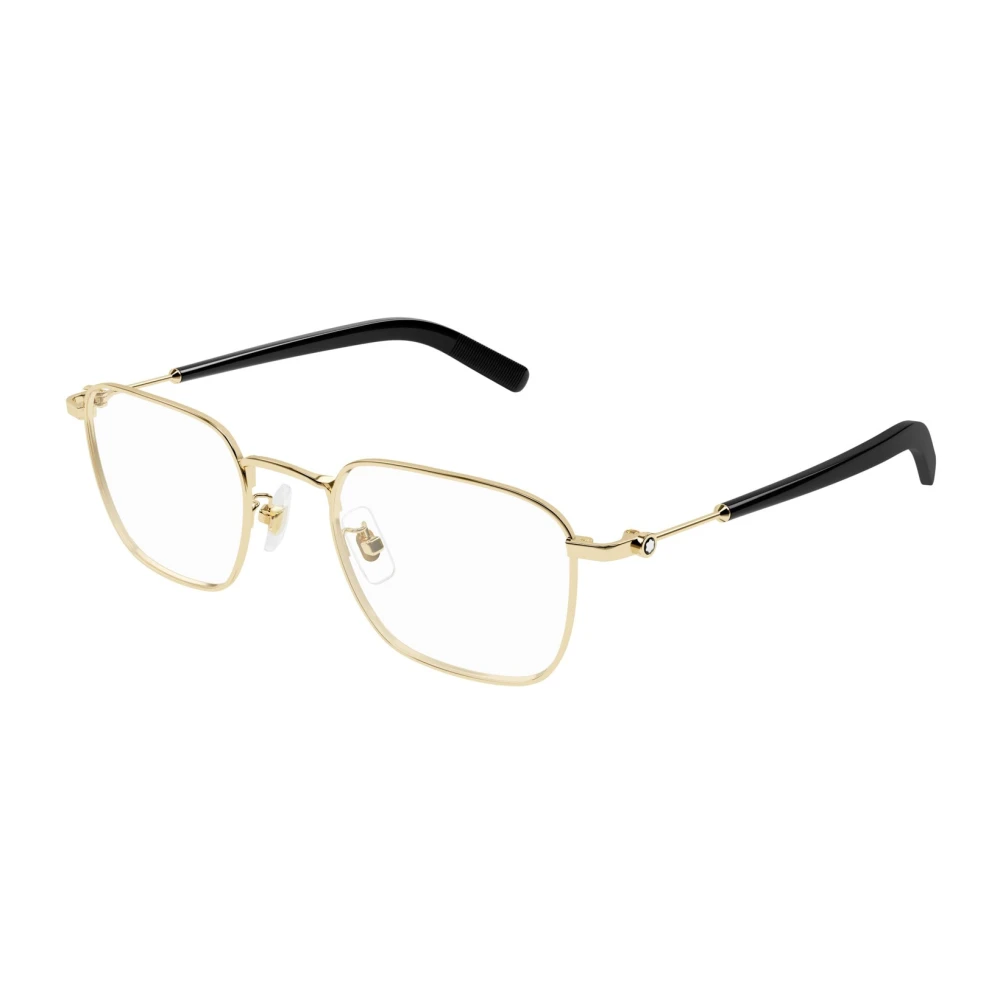 Montblanc Men's Yellow Glasses, 52 Mm, Optical Frame
