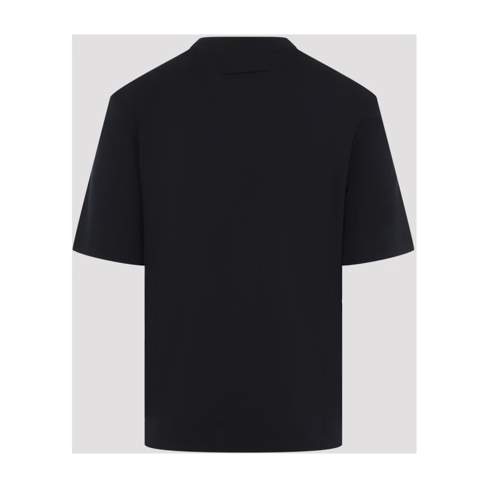 Ermenegildo Zegna Blauw T-shirt Polo Casual Stijl Blue Heren
