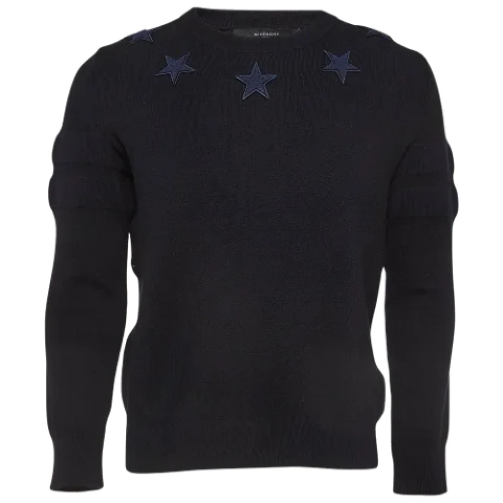 Givenchy Pre-owned Cotton tops Blue Heren